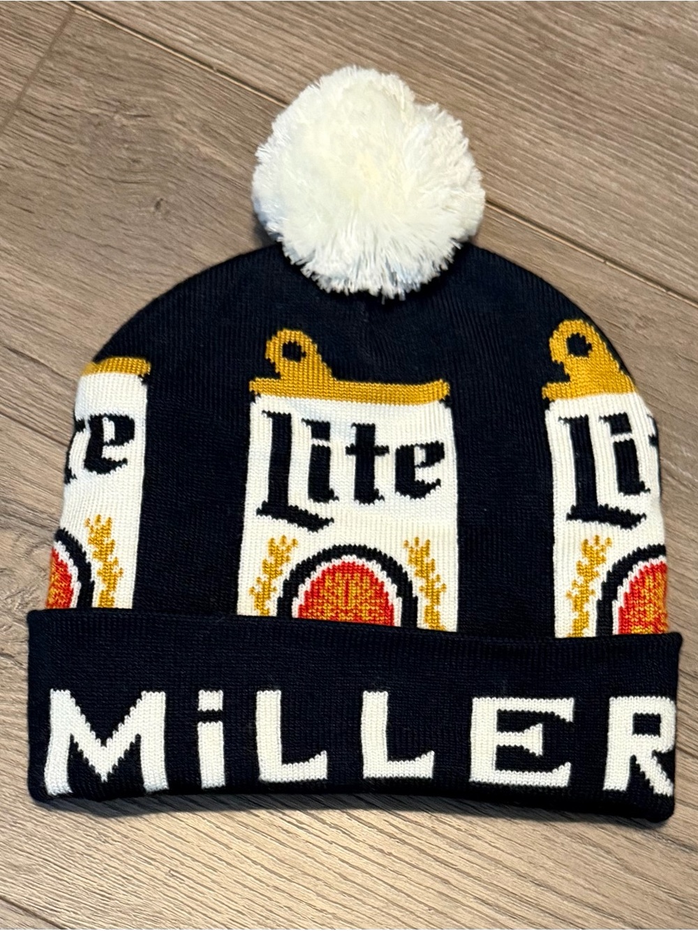 Vintage Miller Lite Pom Hat